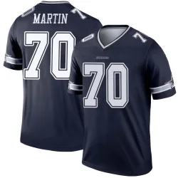 Men's Zack Martin Dallas Cowboys No.70 Legend Jersey - Navy
