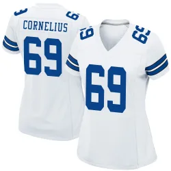 Women's Ajani Cornelius Dallas Cowboys No.69 Game Jersey - White