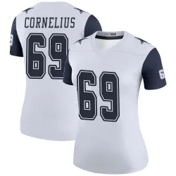 Women's Ajani Cornelius Dallas Cowboys No.69 Legend Color Rush Jersey - White