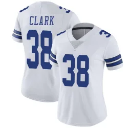 Women's Alijah Clark Dallas Cowboys No.38 Limited Vapor Untouchable Jersey - White