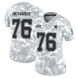 Women's Asim Richards Dallas Cowboys No.76 Limited 2024 Salute to Service Jersey - Arctic Camo