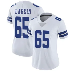 Women's Austin Larkin Dallas Cowboys No.65 Limited Vapor Untouchable Jersey - White