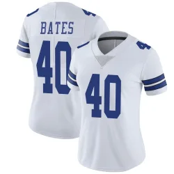 Women's Bill Bates Dallas Cowboys No.40 Limited Vapor Untouchable Jersey - White