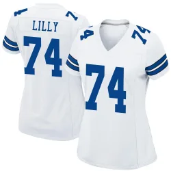 Women's Bob Lilly Dallas Cowboys No.74 Game Jersey - White