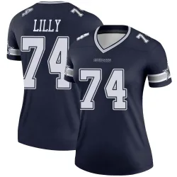 Women's Bob Lilly Dallas Cowboys No.74 Legend Jersey - Navy