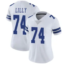 Women's Bob Lilly Dallas Cowboys No.74 Limited Vapor Untouchable Jersey - White