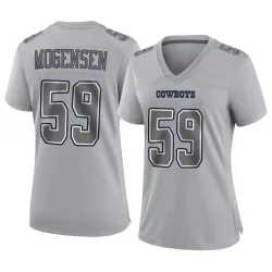 Women's Brock Mogensen Dallas Cowboys No.59 Game Atmosphere Fashion Jersey - Gray
