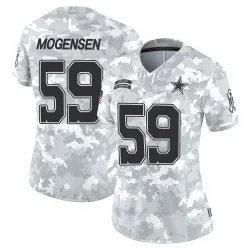 Women's Brock Mogensen Dallas Cowboys No.59 Limited 2024 Salute to Service Jersey - Arctic Camo