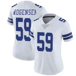 Women's Brock Mogensen Dallas Cowboys No.59 Limited Vapor Untouchable Jersey - White