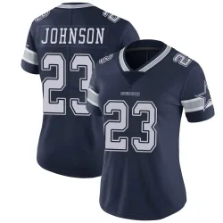 Women's Buddy Johnson Dallas Cowboys No.23 Limited Team Color Vapor Untouchable Jersey - Navy