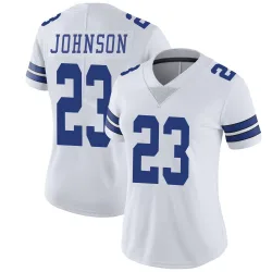 Women's Buddy Johnson Dallas Cowboys No.23 Limited Vapor Untouchable Jersey - White