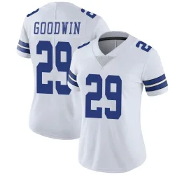 Women's C.J. Goodwin Dallas Cowboys No.29 Limited Vapor Untouchable Jersey - White