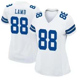Women's CeeDee Lamb Dallas Cowboys No.88 Game Jersey - White