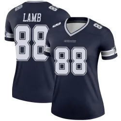 Women's CeeDee Lamb Dallas Cowboys No.88 Legend Jersey - Navy