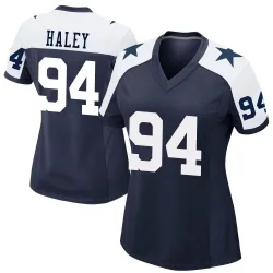 Women's Charles Haley Dallas Cowboys No.94 Game Alternate Jersey - Navy