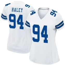 Women's Charles Haley Dallas Cowboys No.94 Game Jersey - White