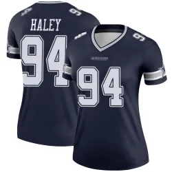 Women's Charles Haley Dallas Cowboys No.94 Legend Jersey - Navy