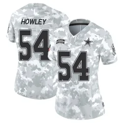 Women's Chuck Howley Dallas Cowboys No.54 Limited 2024 Salute to Service Jersey - Arctic Camo