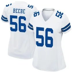 Women's Cooper Beebe Dallas Cowboys No.56 Game Jersey - White