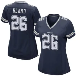 Women's DaRon Bland Dallas Cowboys No.26 Game Team Color Jersey - Navy