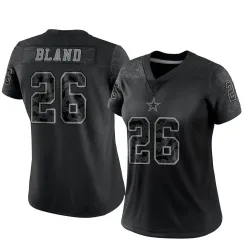 Women's DaRon Bland Dallas Cowboys No.26 Limited Reflective Jersey - Black