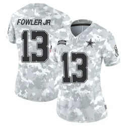 Women's Dante Fowler Jr. Dallas Cowboys No.13 Limited 2024 Salute to Service Jersey - Arctic Camo