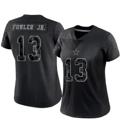 Women's Dante Fowler Jr. Dallas Cowboys No.13 Limited Reflective Jersey - Black