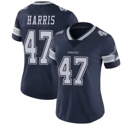 Women's Darius Harris Dallas Cowboys No.47 Limited Team Color Vapor Untouchable Jersey - Navy