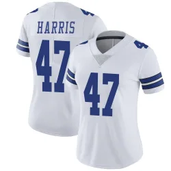 Women's Darius Harris Dallas Cowboys No.47 Limited Vapor Untouchable Jersey - White
