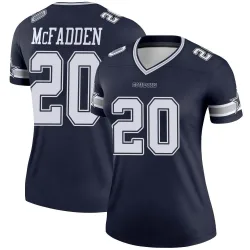Women's Darren McFadden Dallas Cowboys No.20 Legend Jersey - Navy