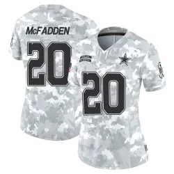 Women's Darren McFadden Dallas Cowboys No.20 Limited 2024 Salute to Service Jersey - Arctic Camo