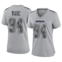 Women's DeMarcus Ware Dallas Cowboys No.94 Game Atmosphere Fashion Jersey - Gray