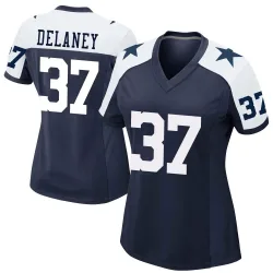 Women's Dee Delaney Dallas Cowboys No.37 Game Alternate Jersey - Navy