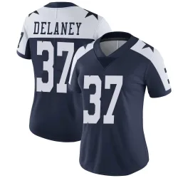 Women's Dee Delaney Dallas Cowboys No.37 Limited Alternate Vapor Untouchable Jersey - Navy