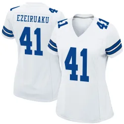 Women's Donovan Ezeiruaku Dallas Cowboys No.41 Game Jersey - White