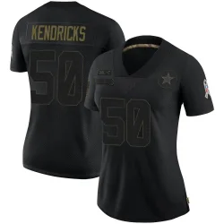 Women's Eric Kendricks Dallas Cowboys No.50 Limited 2020 Salute To Service Jersey - Black