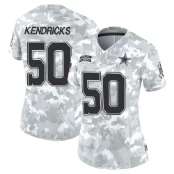 Women's Eric Kendricks Dallas Cowboys No.50 Limited 2024 Salute to Service Jersey - Arctic Camo