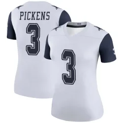 Women's George Pickens Dallas Cowboys No.3 Legend Color Rush Jersey - White