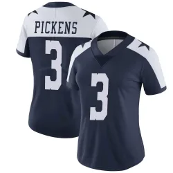 Women's George Pickens Dallas Cowboys No.3 Limited Alternate Vapor Untouchable Jersey - Navy