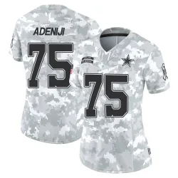 Women's Hakeem Adeniji Dallas Cowboys No.75 Limited 2024 Salute to Service Jersey - Arctic Camo