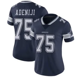 Women's Hakeem Adeniji Dallas Cowboys No.75 Limited Team Color Vapor Untouchable Jersey - Navy