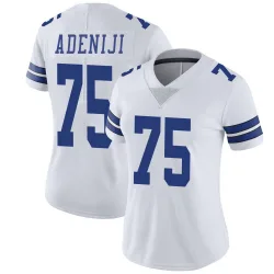 Women's Hakeem Adeniji Dallas Cowboys No.75 Limited Vapor Untouchable Jersey - White