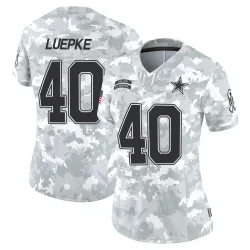 Women's Hunter Luepke Dallas Cowboys No.40 Limited 2024 Salute to Service Jersey - Arctic Camo