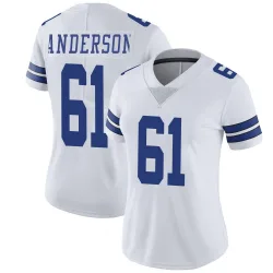 Women's Jack Anderson Dallas Cowboys No.61 Limited Vapor Untouchable Jersey - White