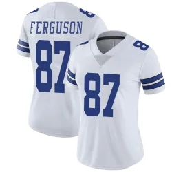 Women's Jake Ferguson Dallas Cowboys No.87 Limited Vapor Untouchable Jersey - White