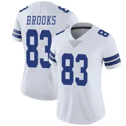 Women's Jalen Brooks Dallas Cowboys No.83 Limited Vapor Untouchable Jersey - White