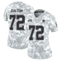 Women's Jalen Dalton Dallas Cowboys No.72 Limited 2024 Salute to Service Jersey - Arctic Camo