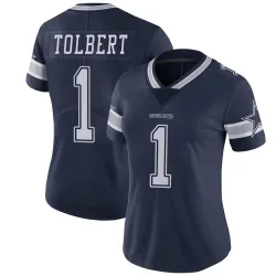 Women's Jalen Tolbert Dallas Cowboys No.1 Limited Team Color Vapor Untouchable Jersey - Navy