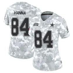 Women's James Hanna Dallas Cowboys No.84 Limited 2024 Salute to Service Jersey - Arctic Camo
