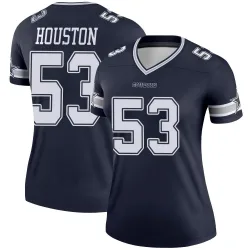 Women's James Houston Dallas Cowboys No.53 Legend Jersey - Navy